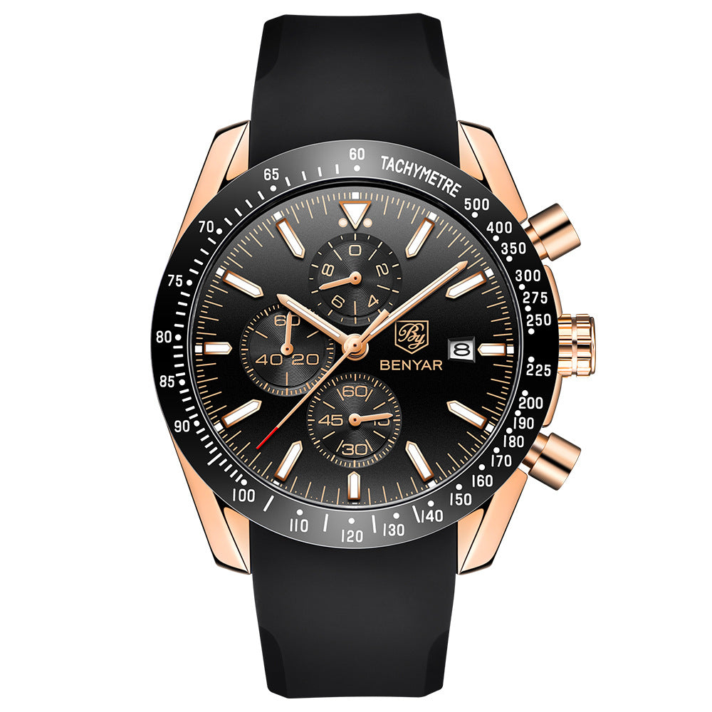 22 Men's Chronograph Round Quartz Watch