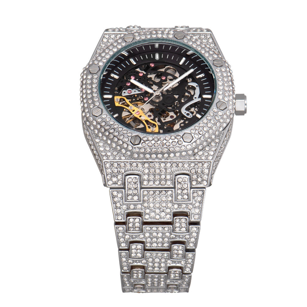70 Men's Automatic Watch With Diamonds