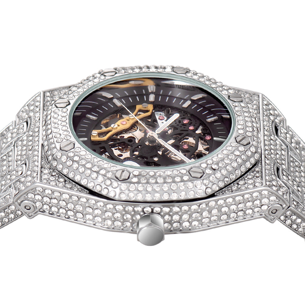 70 Men's Automatic Watch With Diamonds