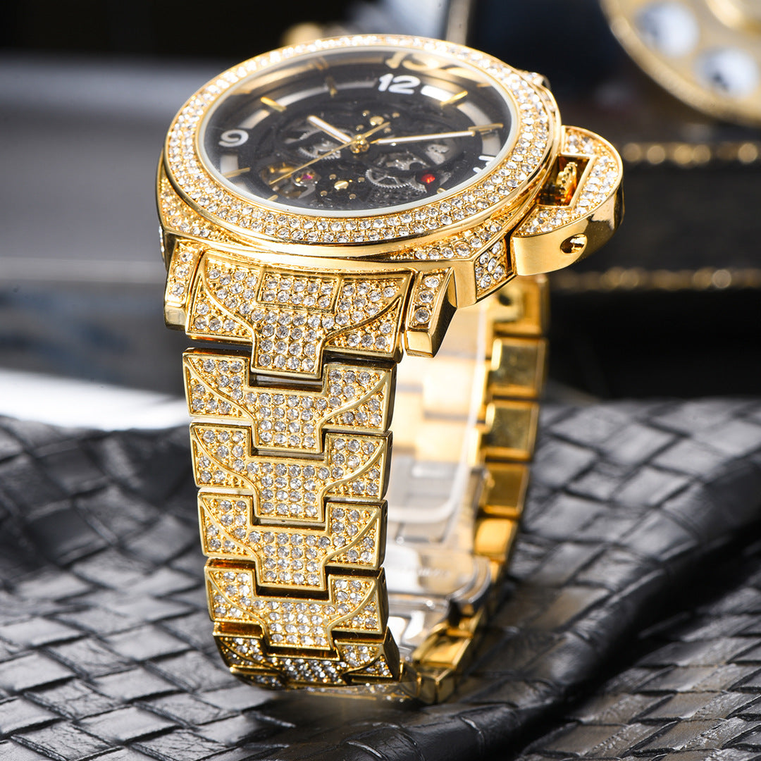 354 Men's Automatic Watch With Diamonds