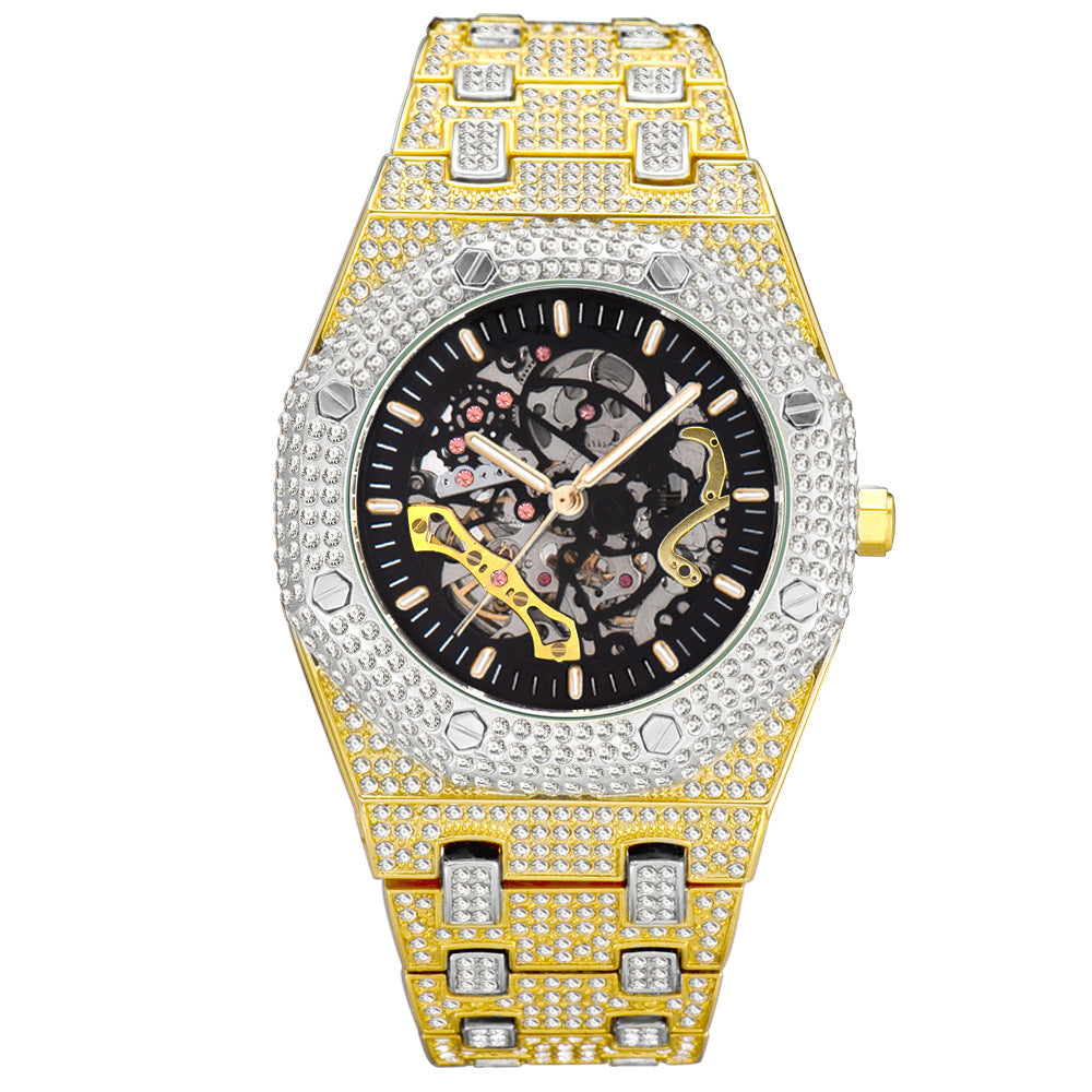 70 Men's Automatic Watch With Diamonds