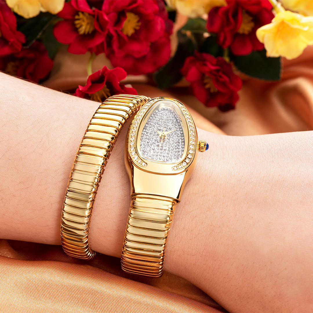 56 Women's Fashion Diamonds Adjustable Quartz Watch