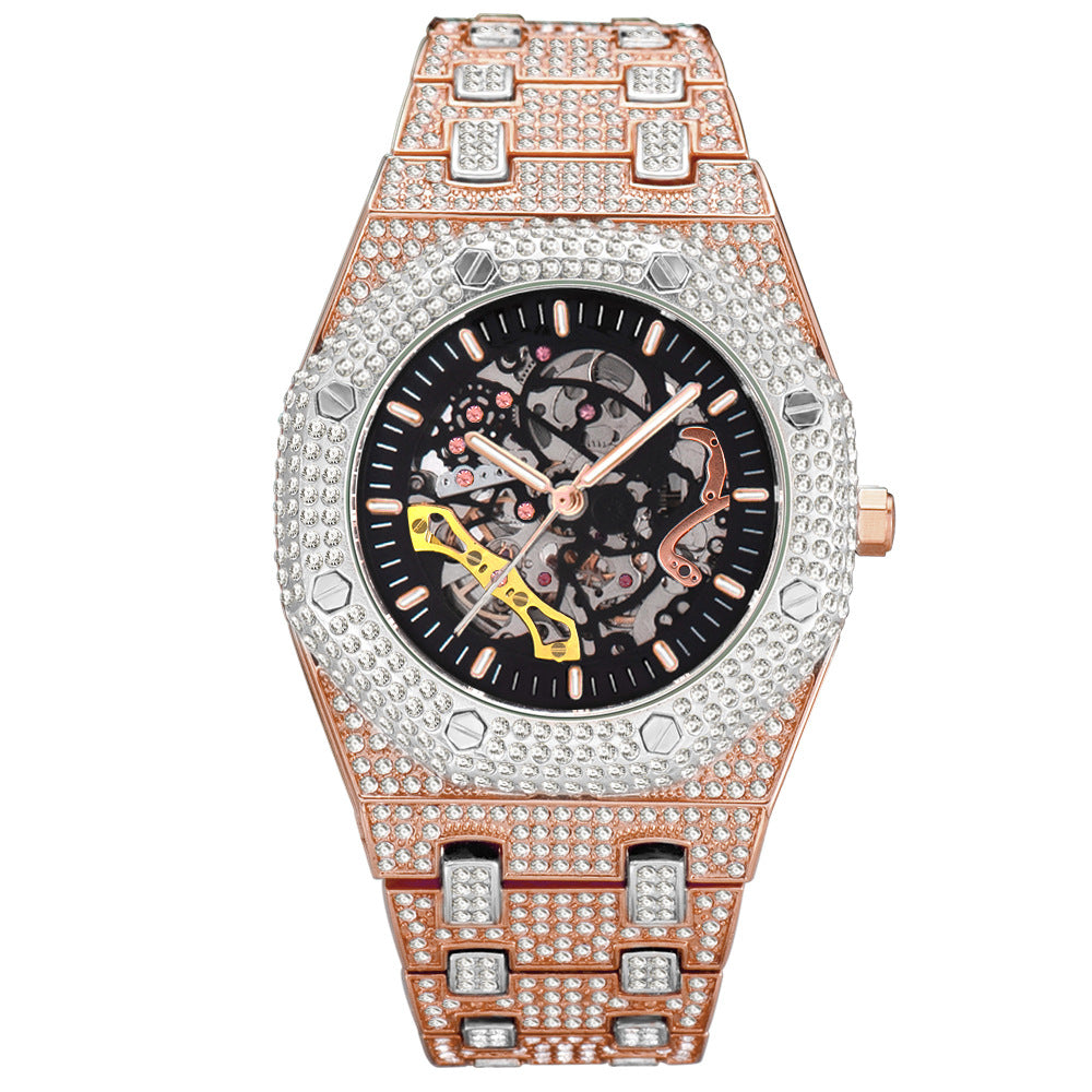 70 Men's Automatic Watch With Diamonds