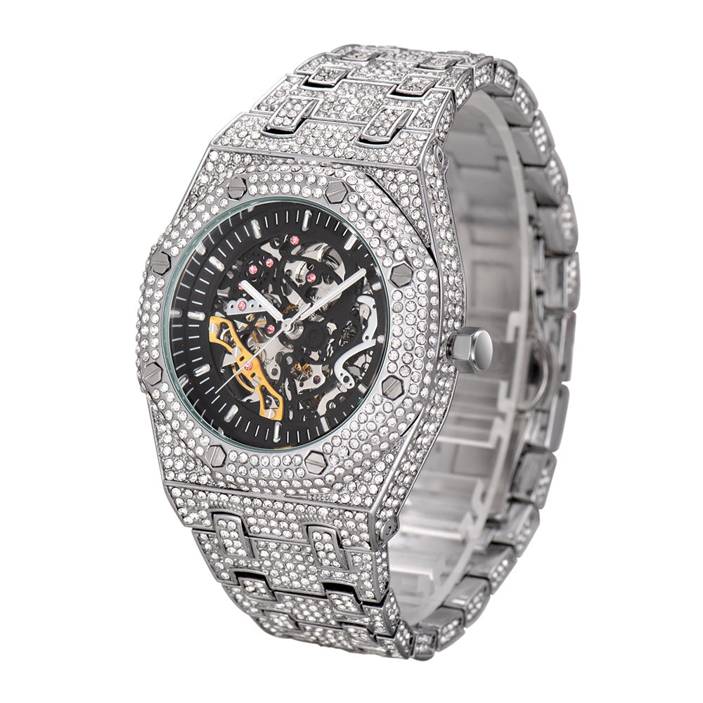 70 Men's Automatic Watch With Diamonds