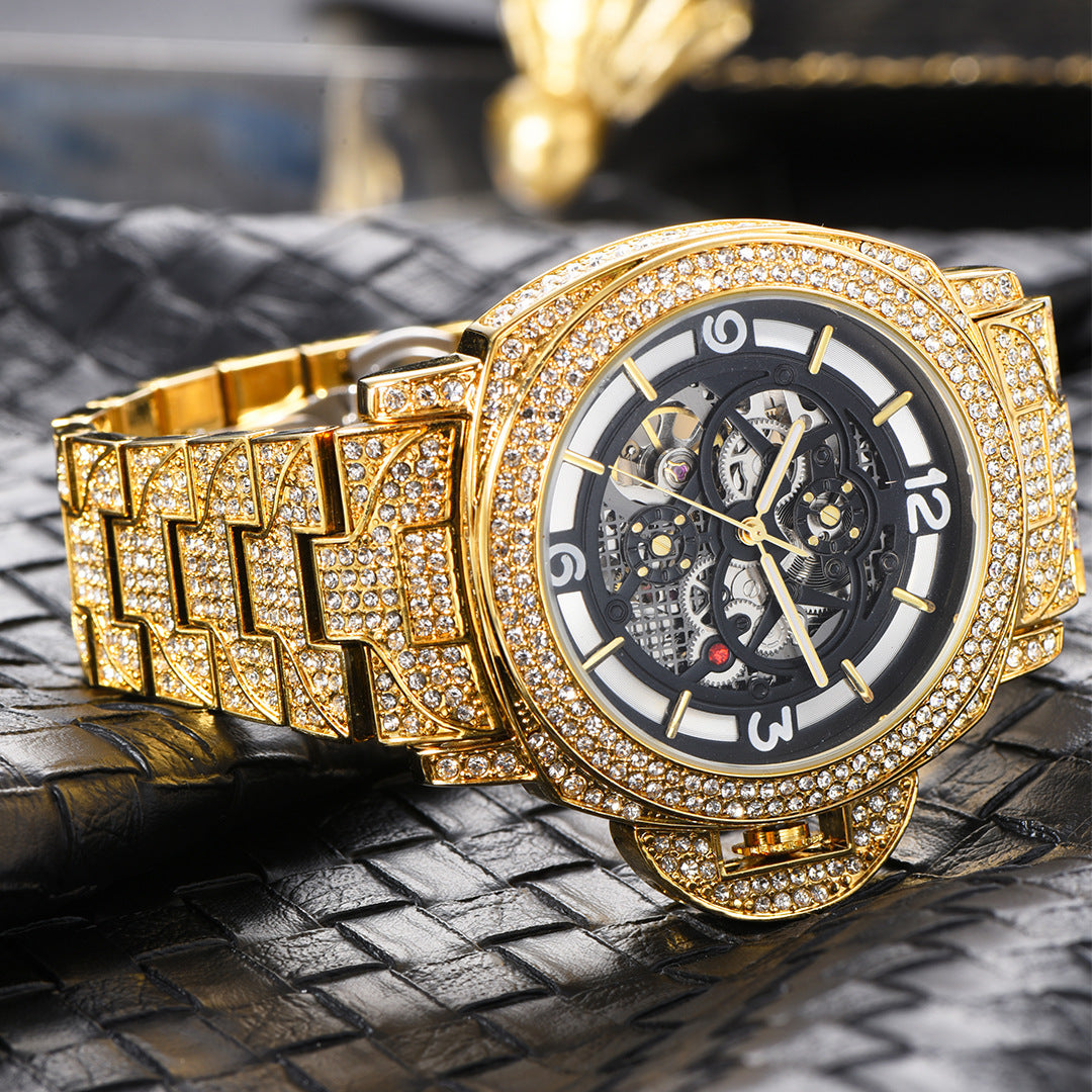 354 Men's Automatic Watch With Diamonds