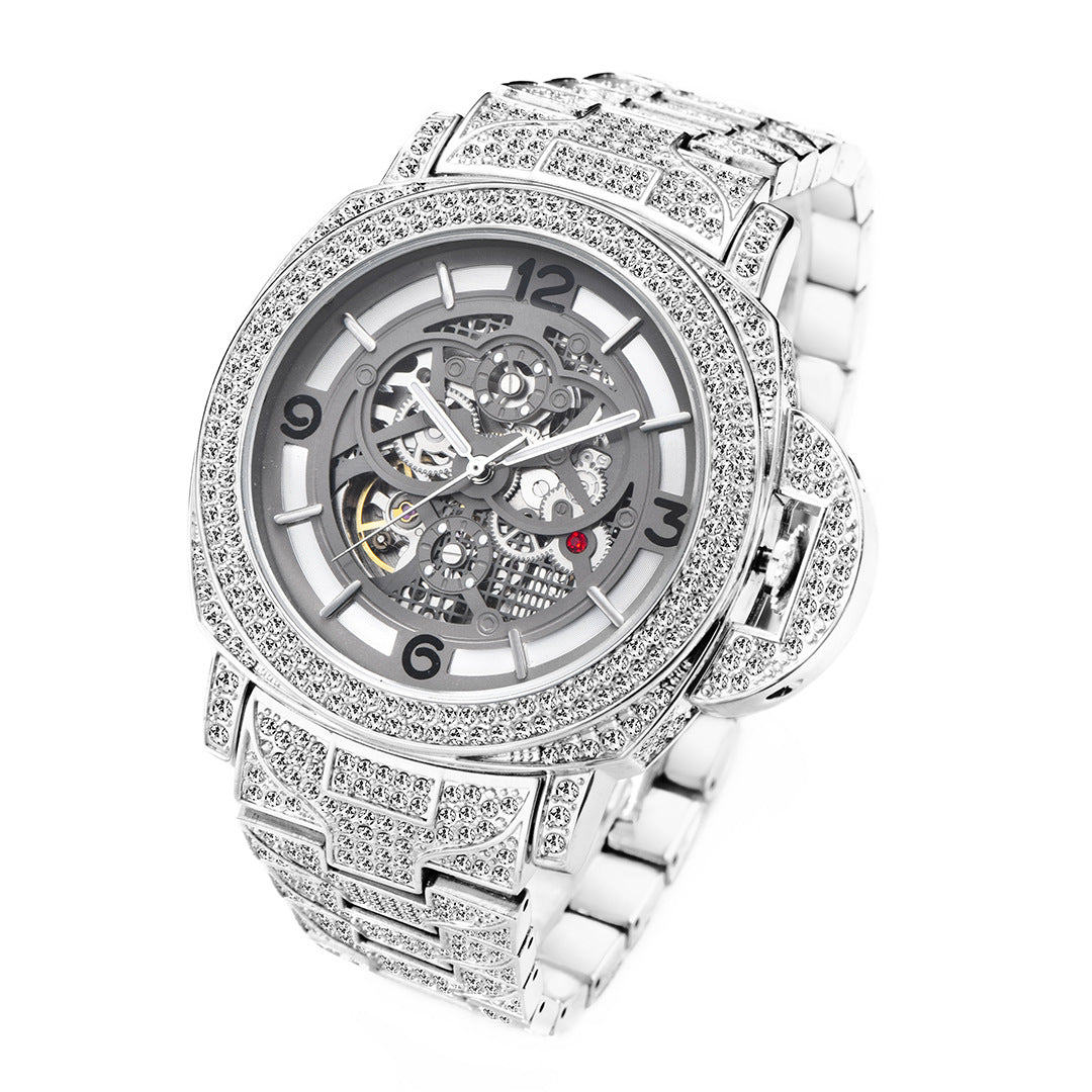 354 Men's Automatic Watch With Diamonds