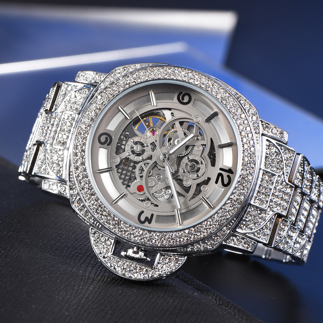 354 Men's Automatic Watch With Diamonds