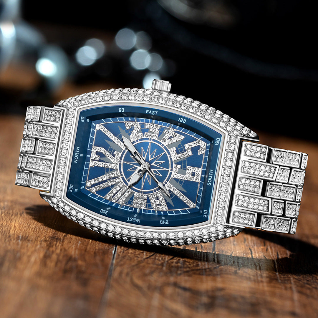 79 Men's Diamonds Quartz Watch