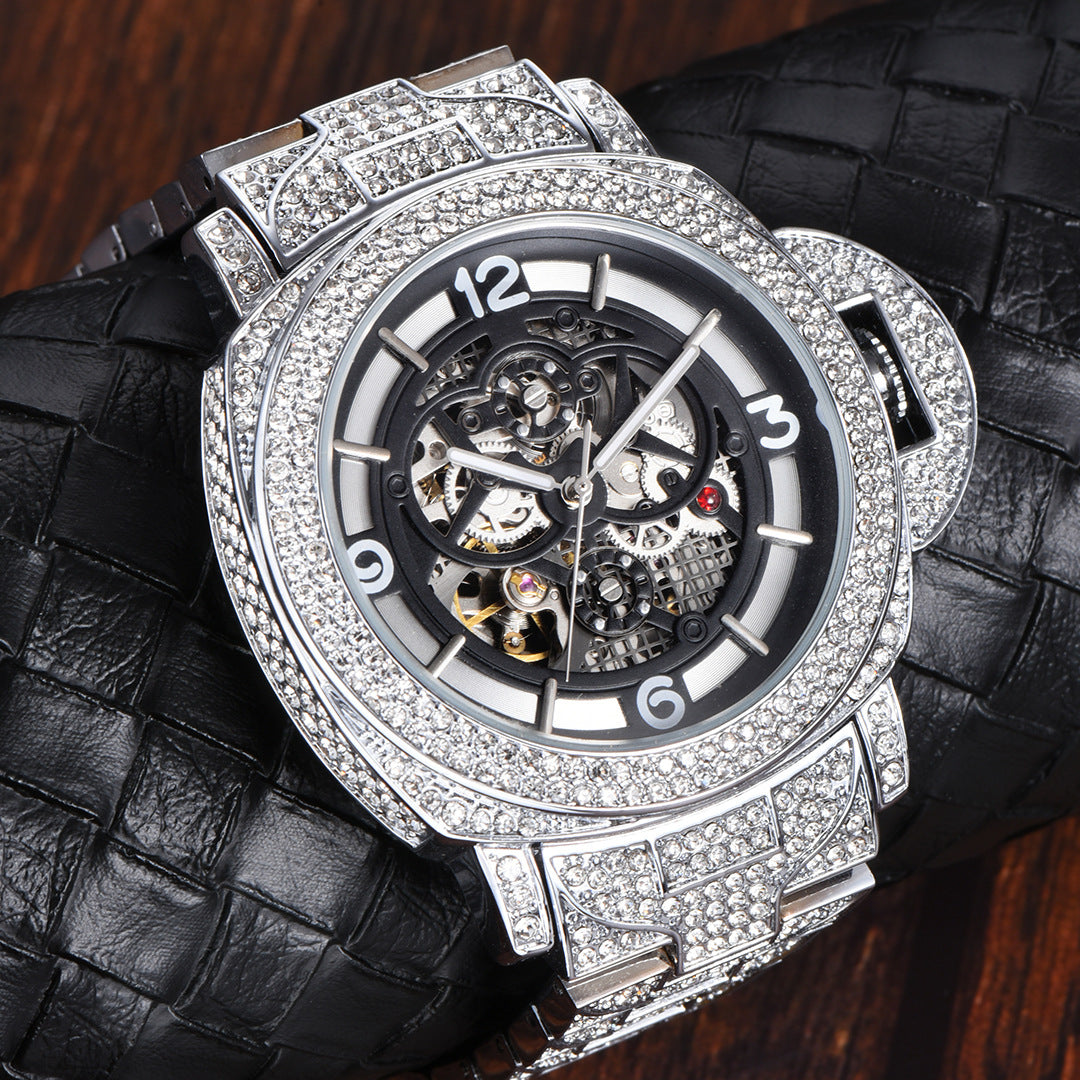 354 Men's Automatic Watch With Diamonds