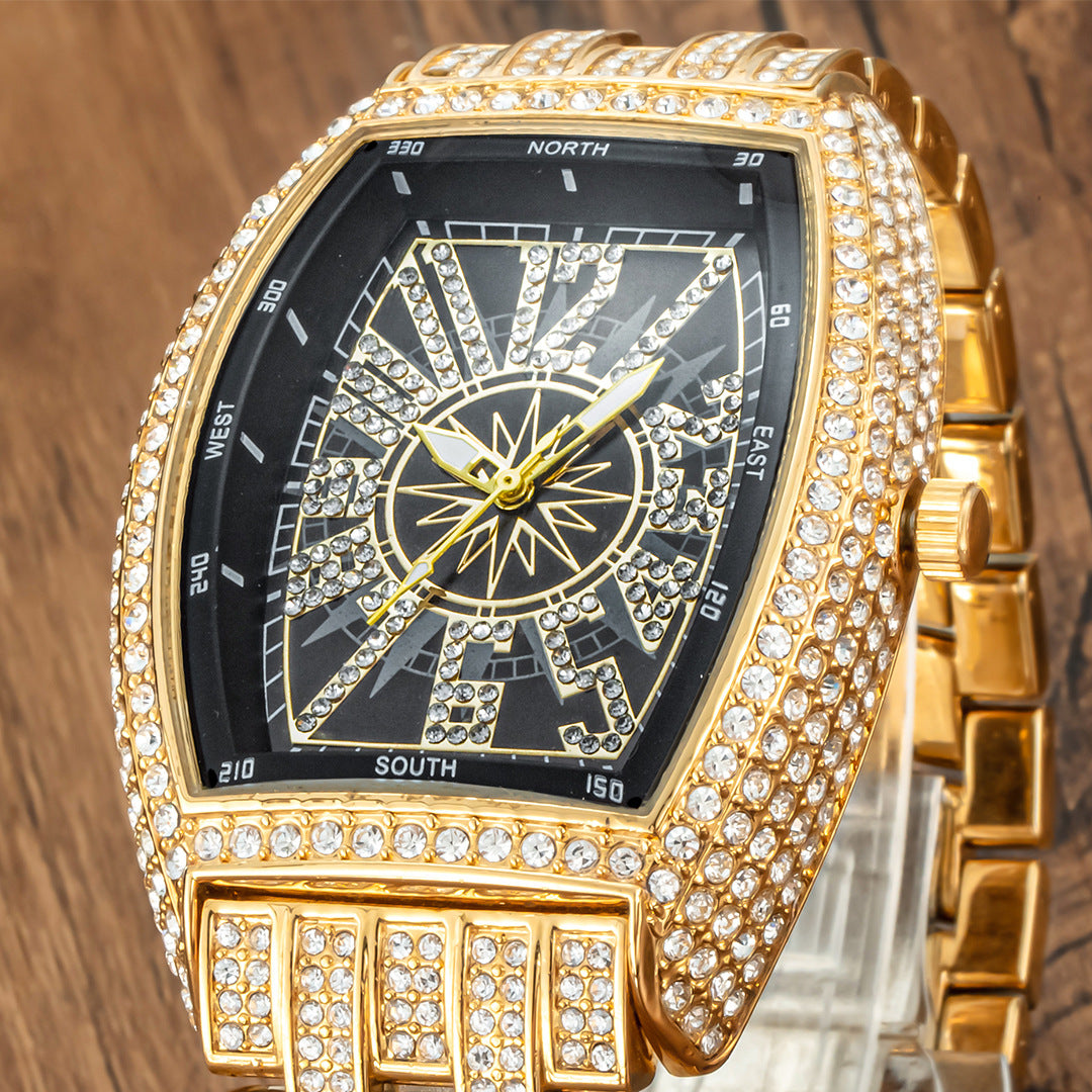 79 Men's Diamonds Quartz Watch
