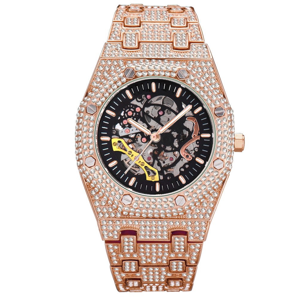 70 Men's Automatic Watch With Diamonds