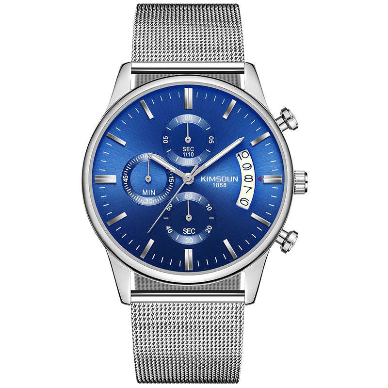 Men's Mesh Band Quartz Watch