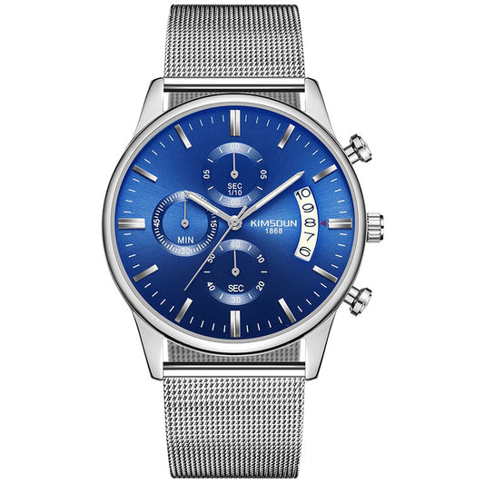 Men's Mesh Band Quartz Watch