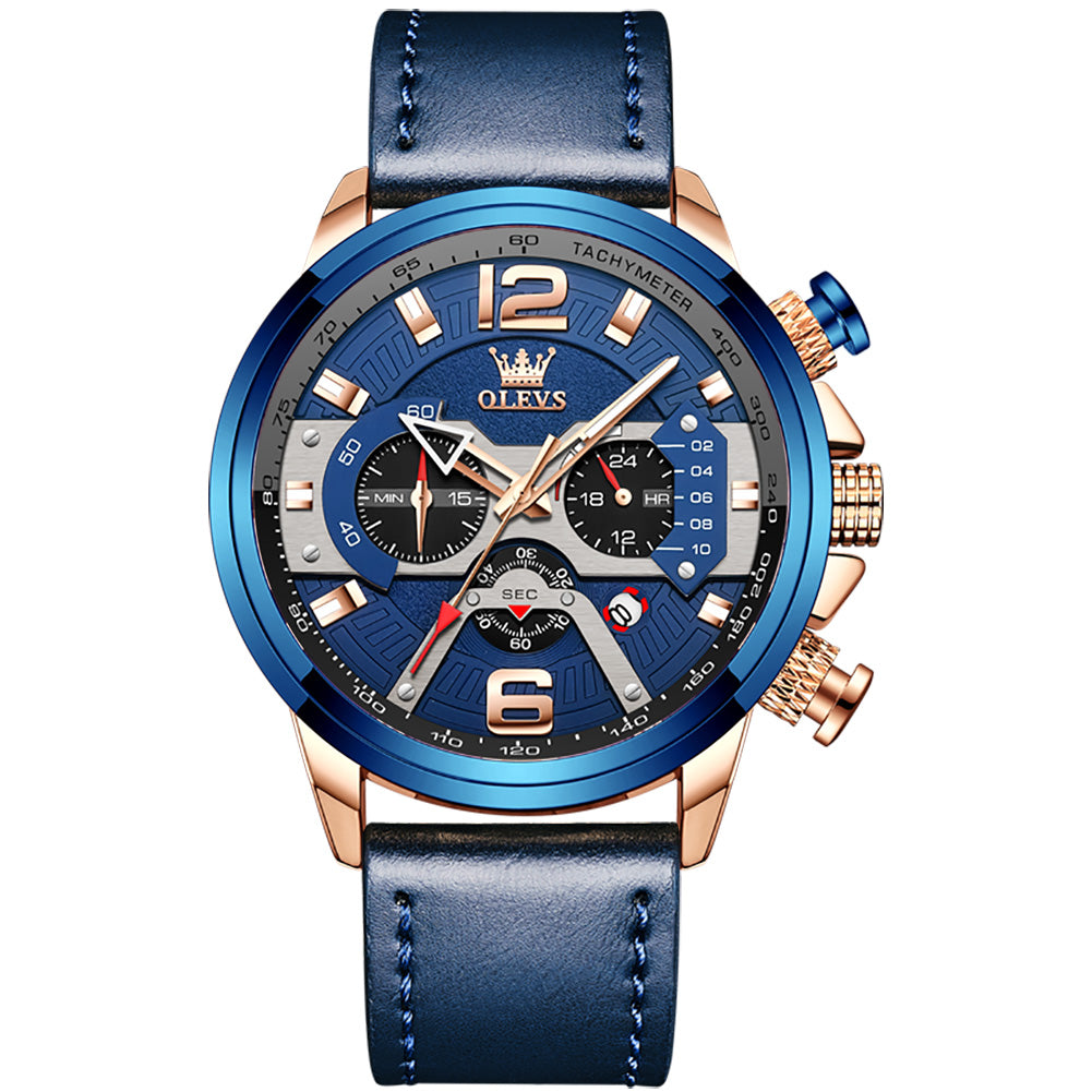 35 Men's Fashion Oversized Round Quartz Watch