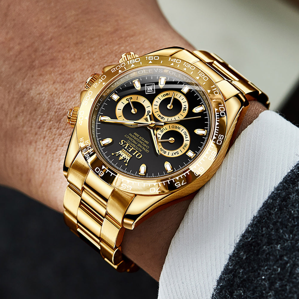 26 Men's Chronograph Stainless Steel Automatic Watch