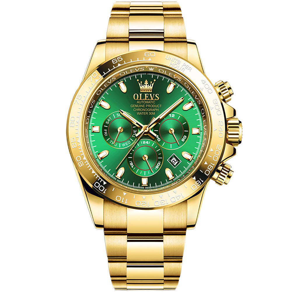 26 Men's Chronograph Stainless Steel Automatic Watch