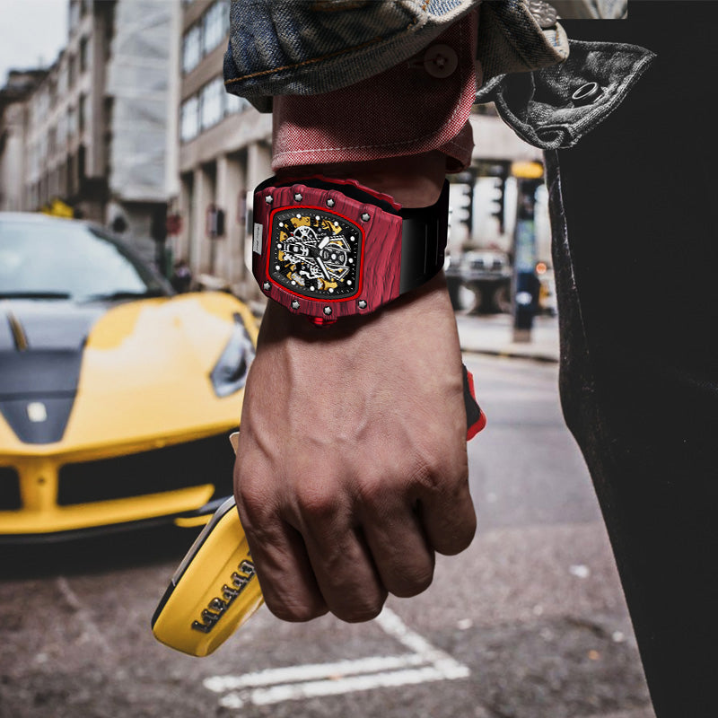 203 Men's Carbon Fibre Automatic Watch