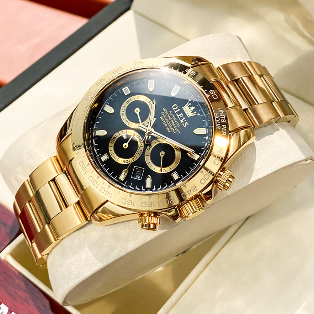 26 Men's Chronograph Stainless Steel Automatic Watch