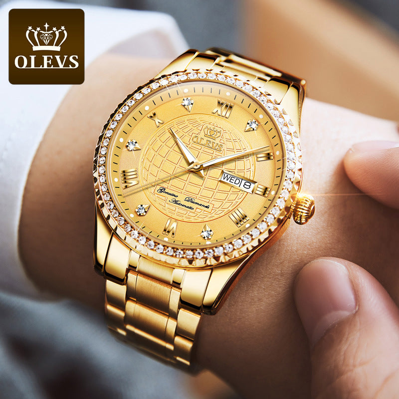 88 Men's Automatic Watch With Diamonds