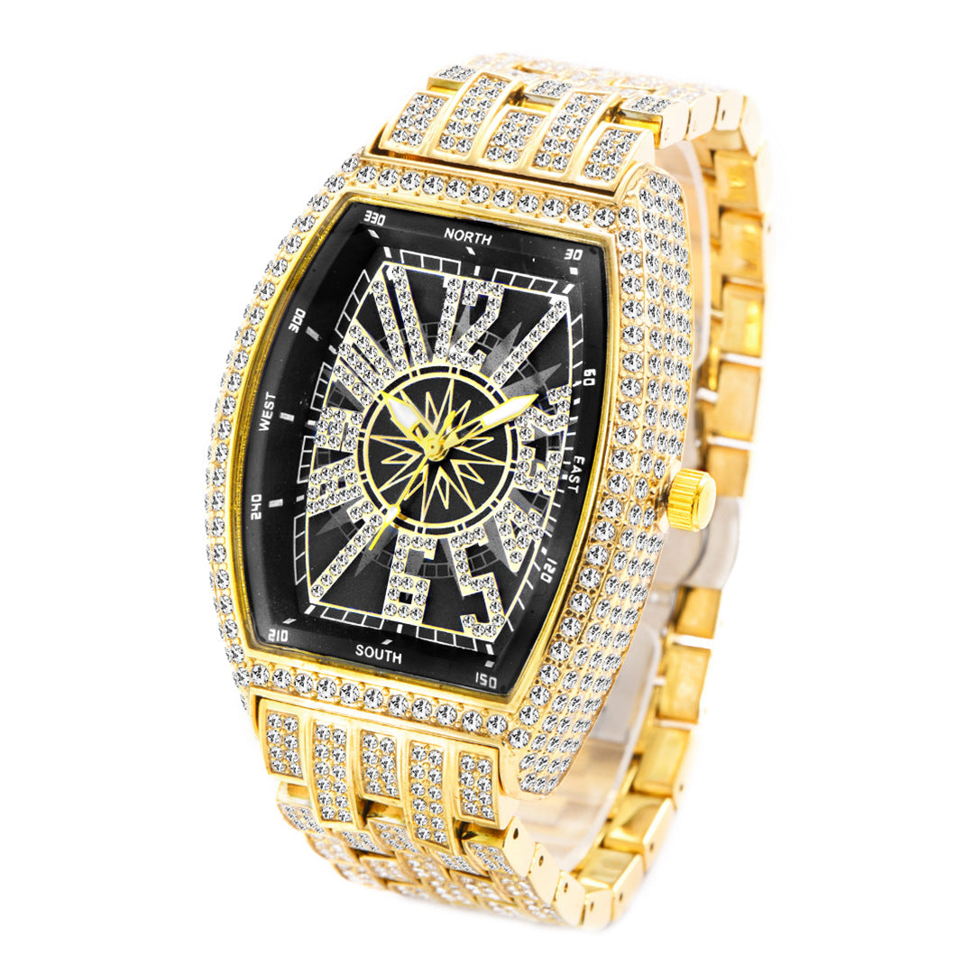 79 Men's Diamonds Quartz Watch