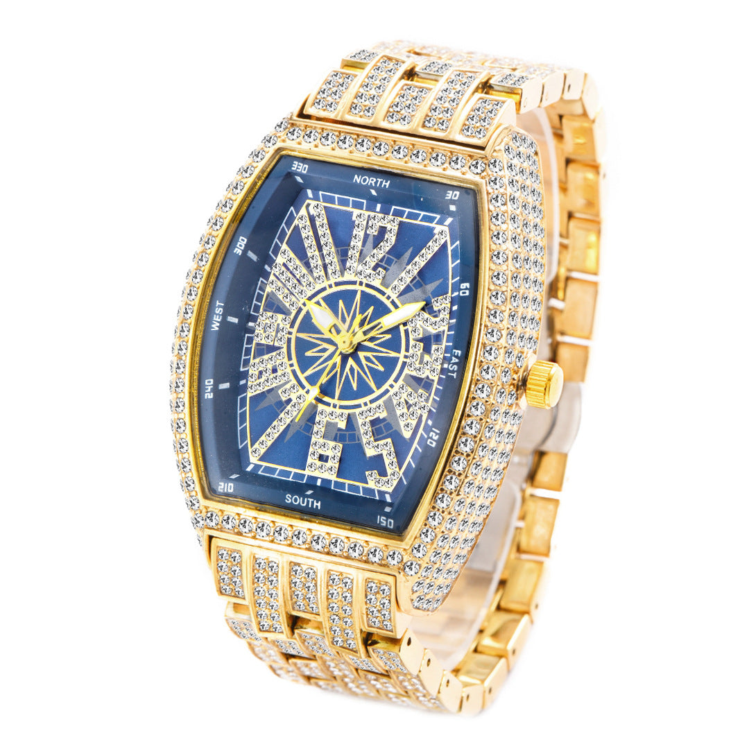 79 Men's Diamonds Quartz Watch