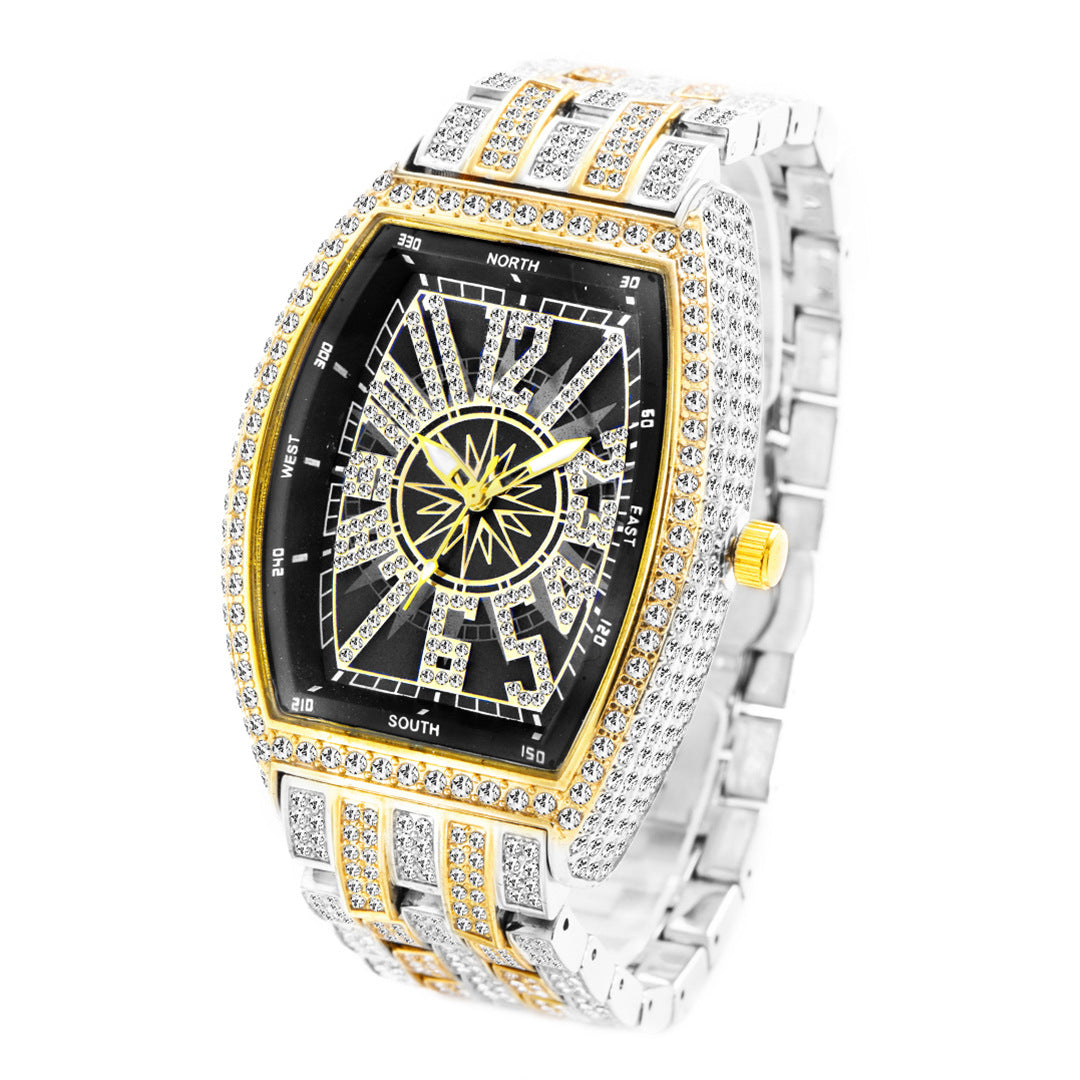 79 Men's Diamonds Quartz Watch