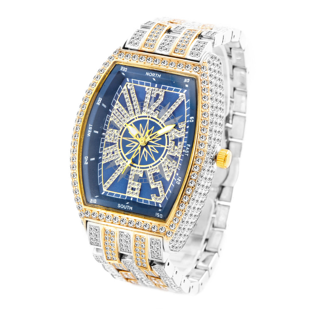 79 Men's Diamonds Quartz Watch