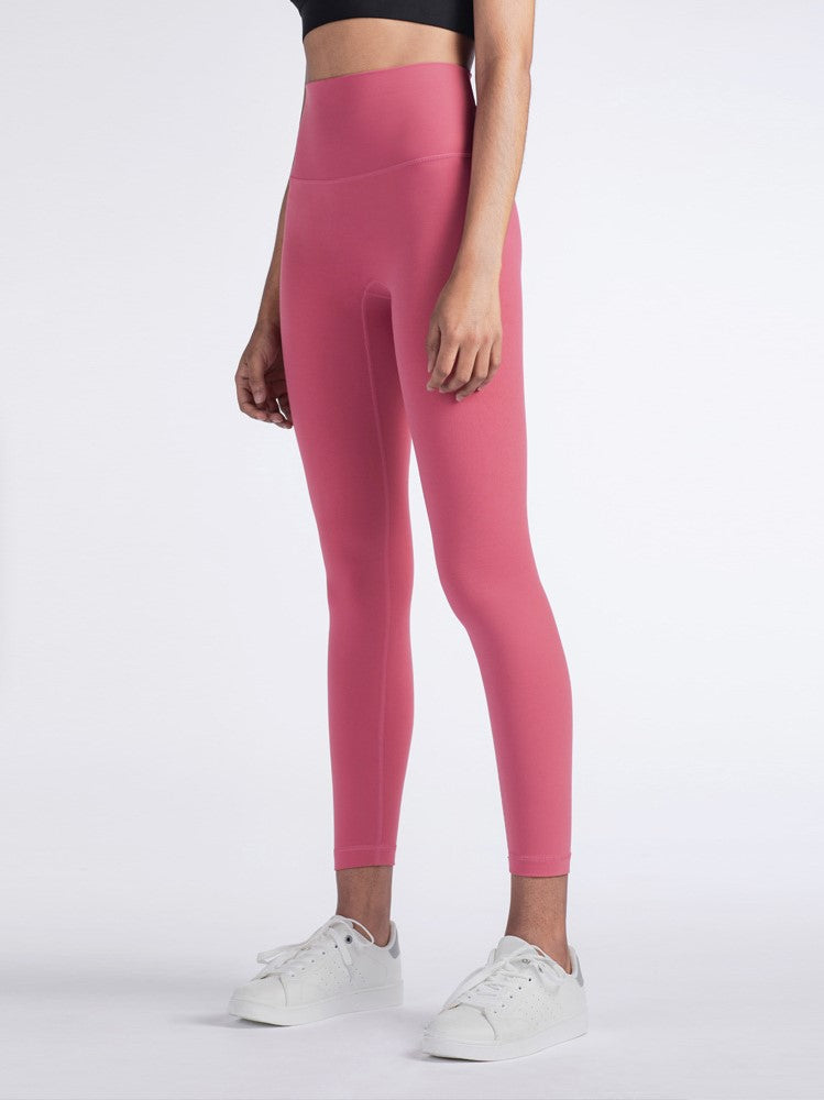 Red Full Length Leggings