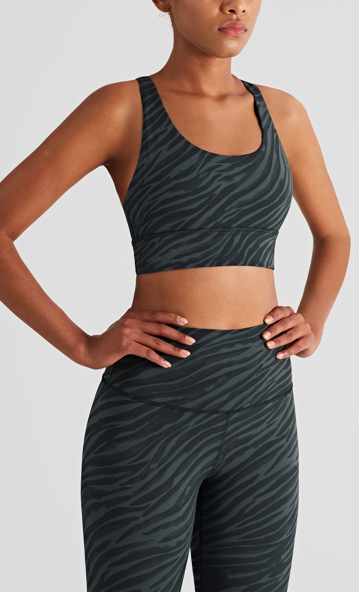 Zebra Print Sports Bra