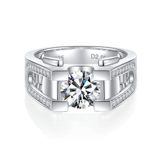 700 Men's Moissanite Diamond S925 Ring