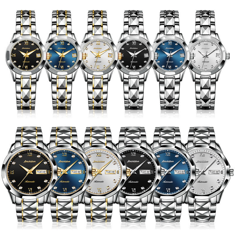 340 Men's Sapphire Stainless Steel Automatic Watch