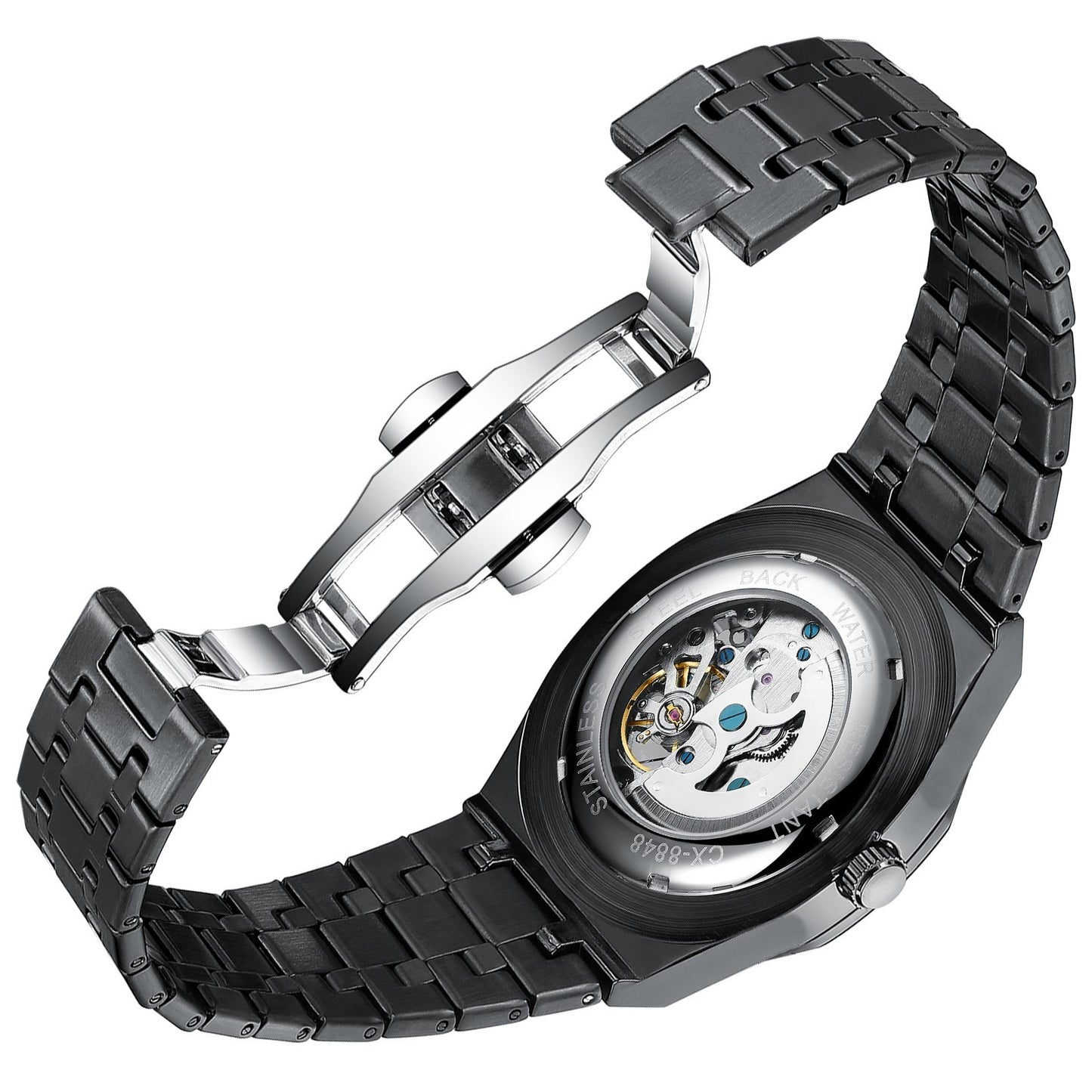 4 Men's Fashion Stainless Steel Automatic Watch