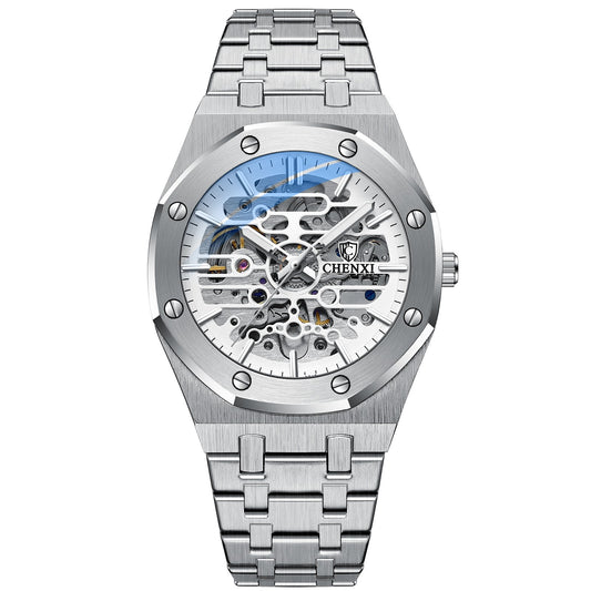 4 Men's Fashion Stainless Steel Automatic Watch