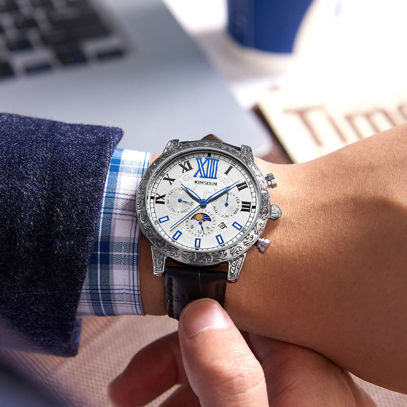 331 Men's Automatic Watch With Leather Band
