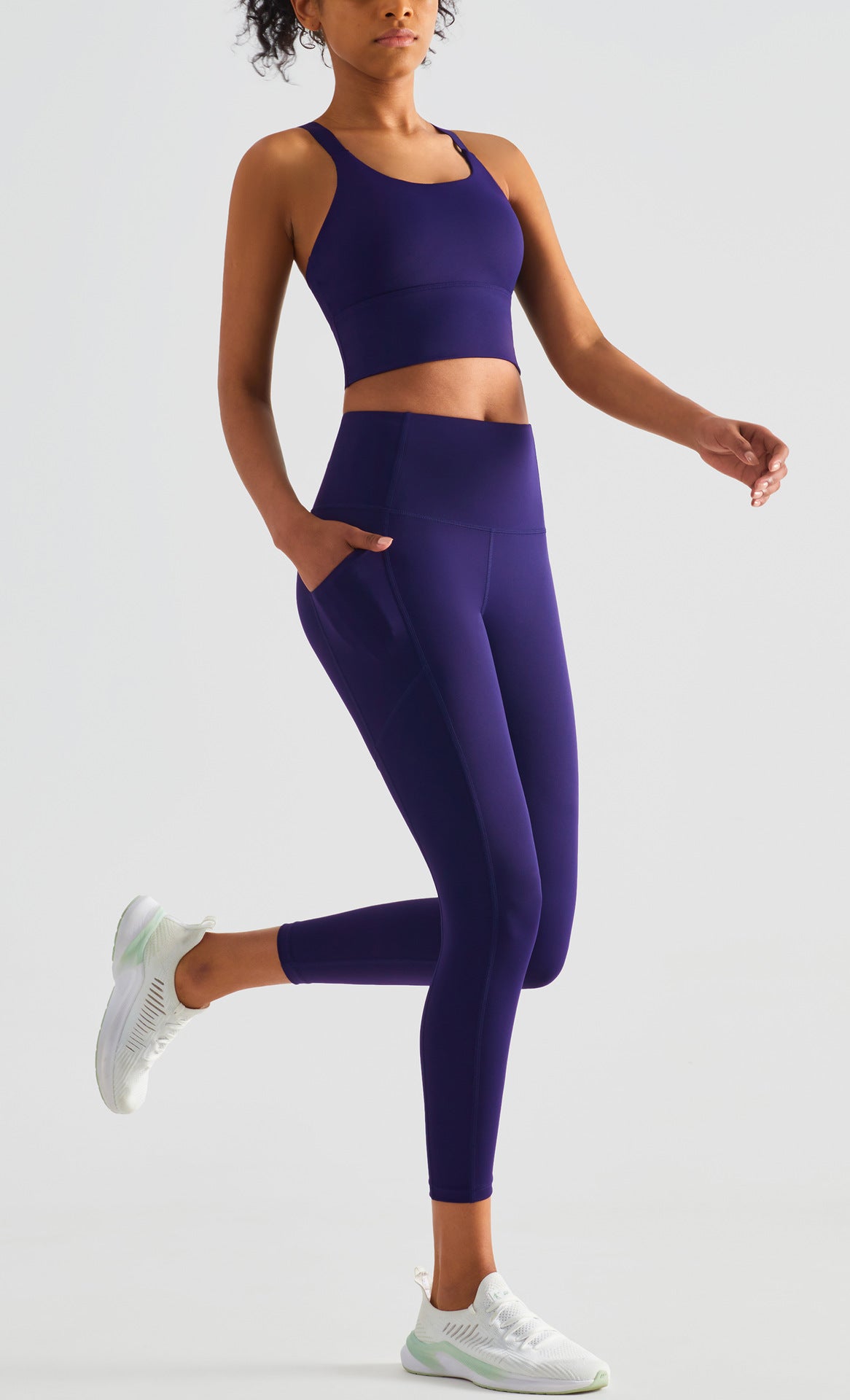 High Rise Leggings With Pockets