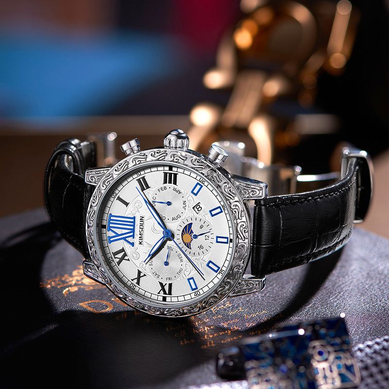 331 Men's Automatic Watch With Leather Band