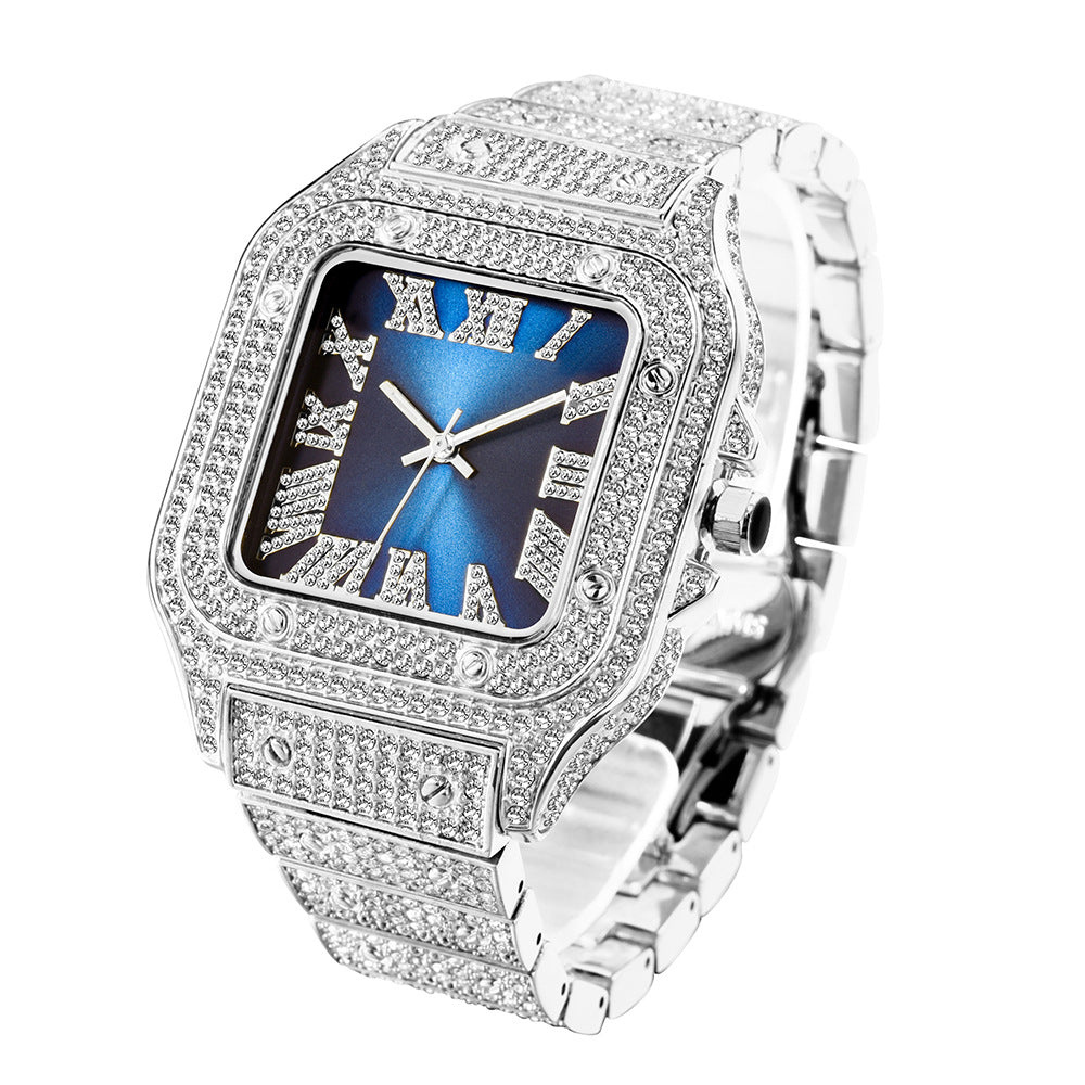 85 Men's Fashion Diamonds Quartz Watch