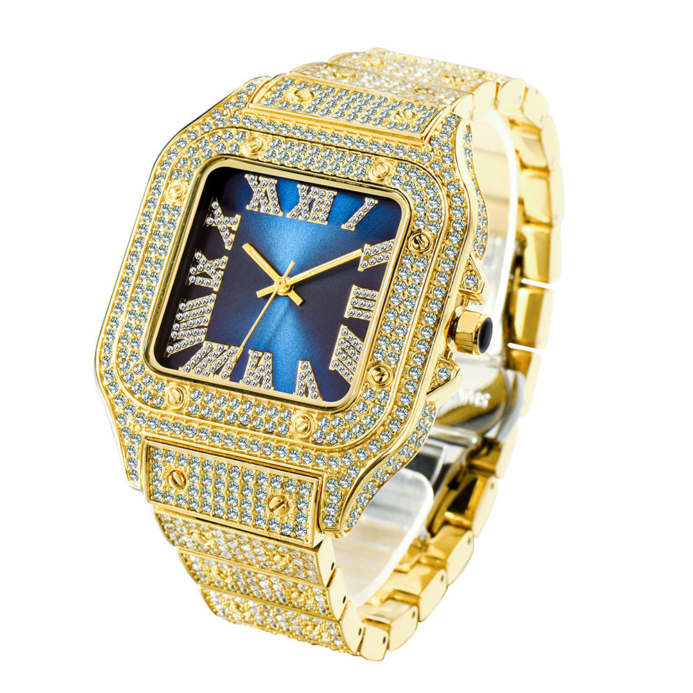 85 Men's Fashion Diamonds Quartz Watch
