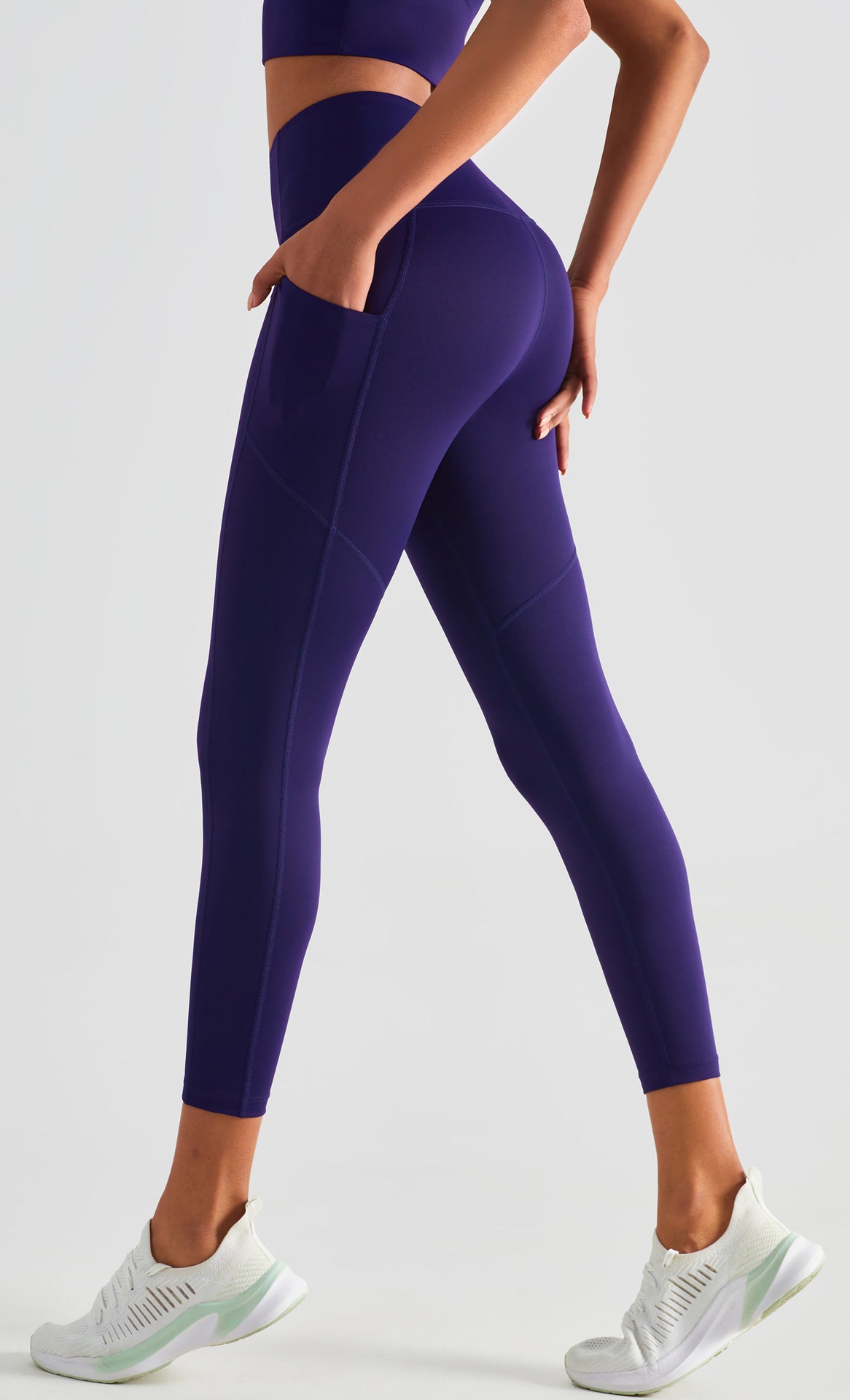 High Rise Leggings With Pockets