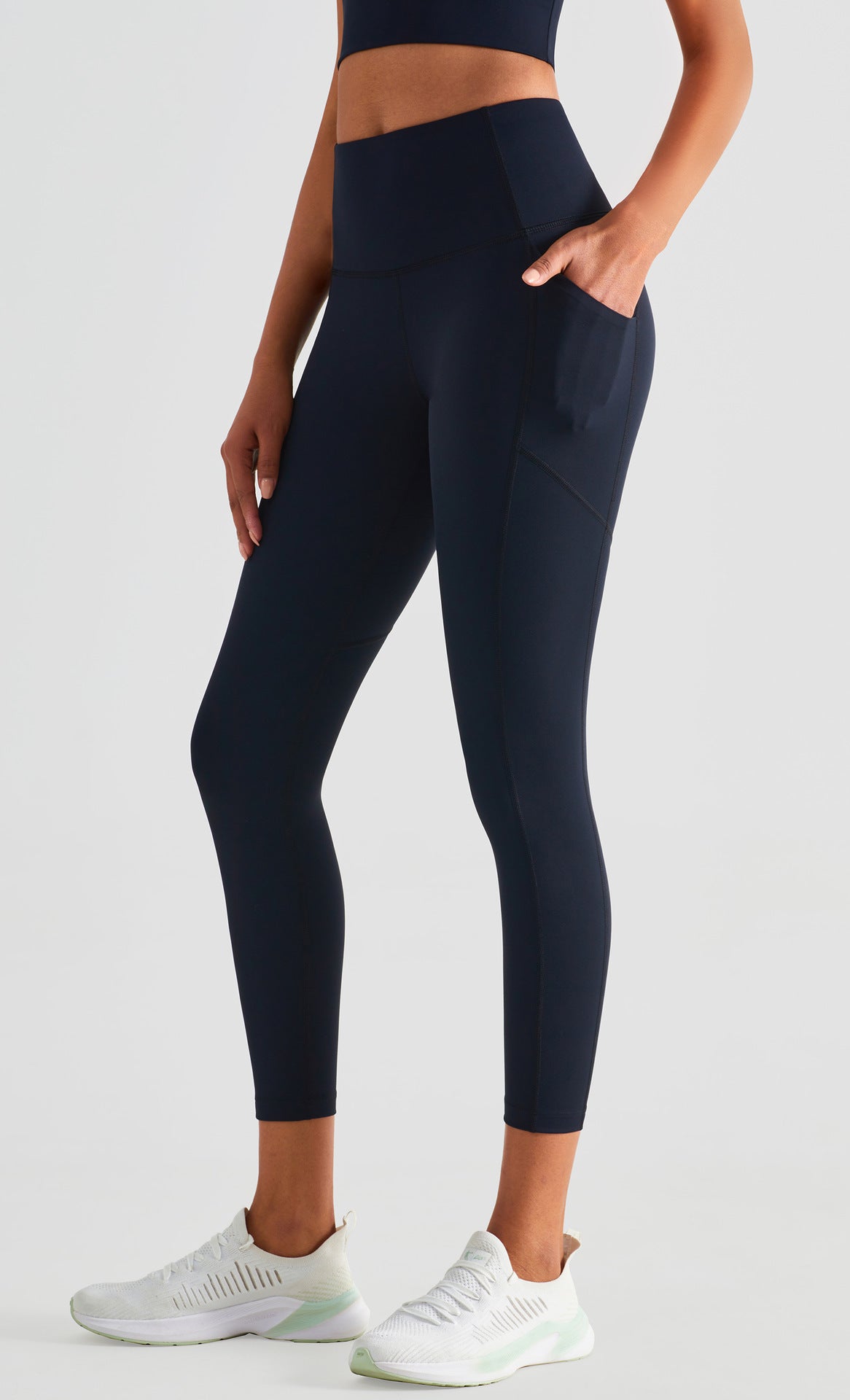 High Rise Leggings With Pockets