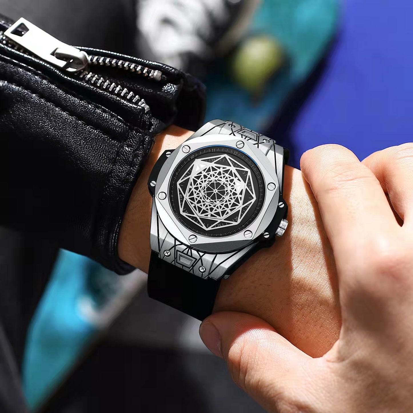 325 Men's Fashion Metal Automatic Watch