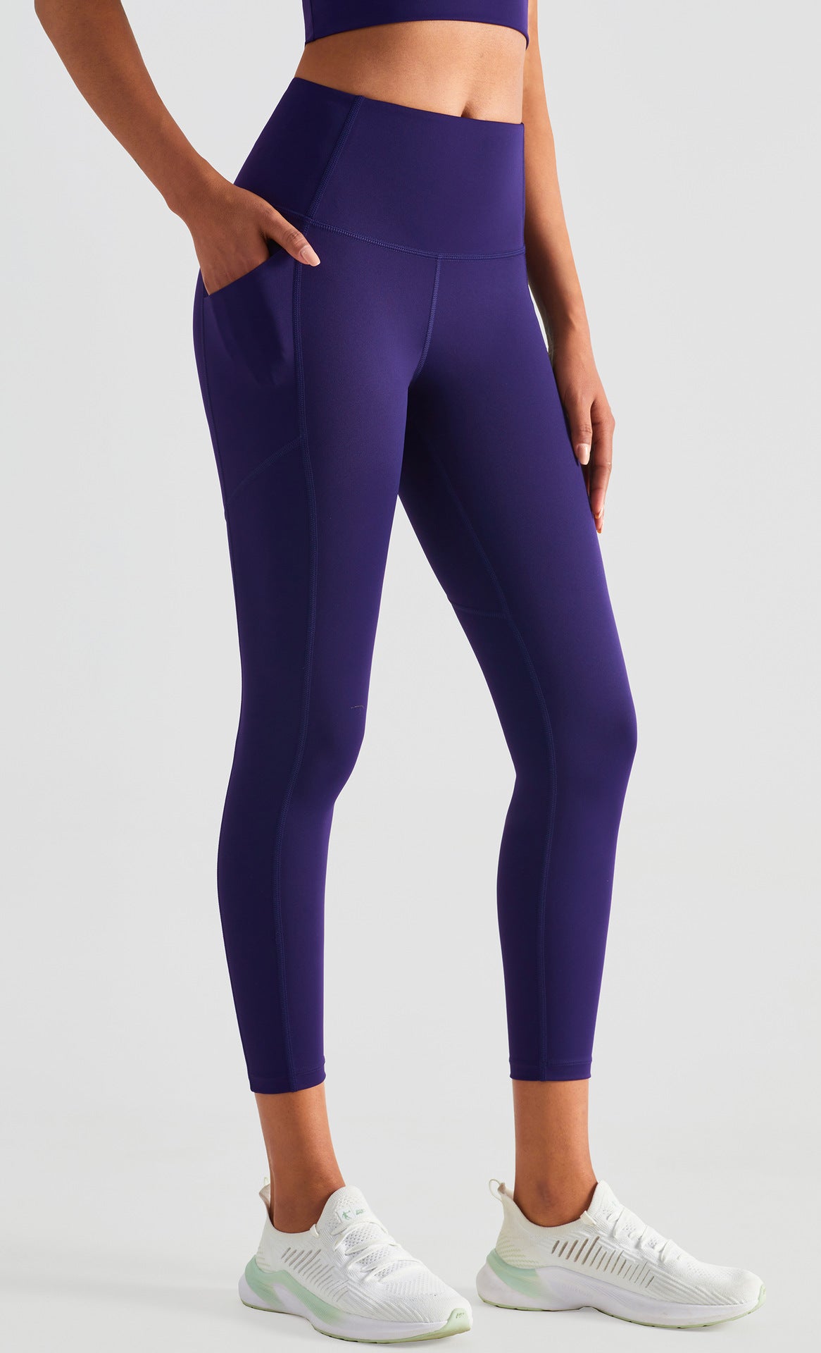 High Rise Leggings With Pockets