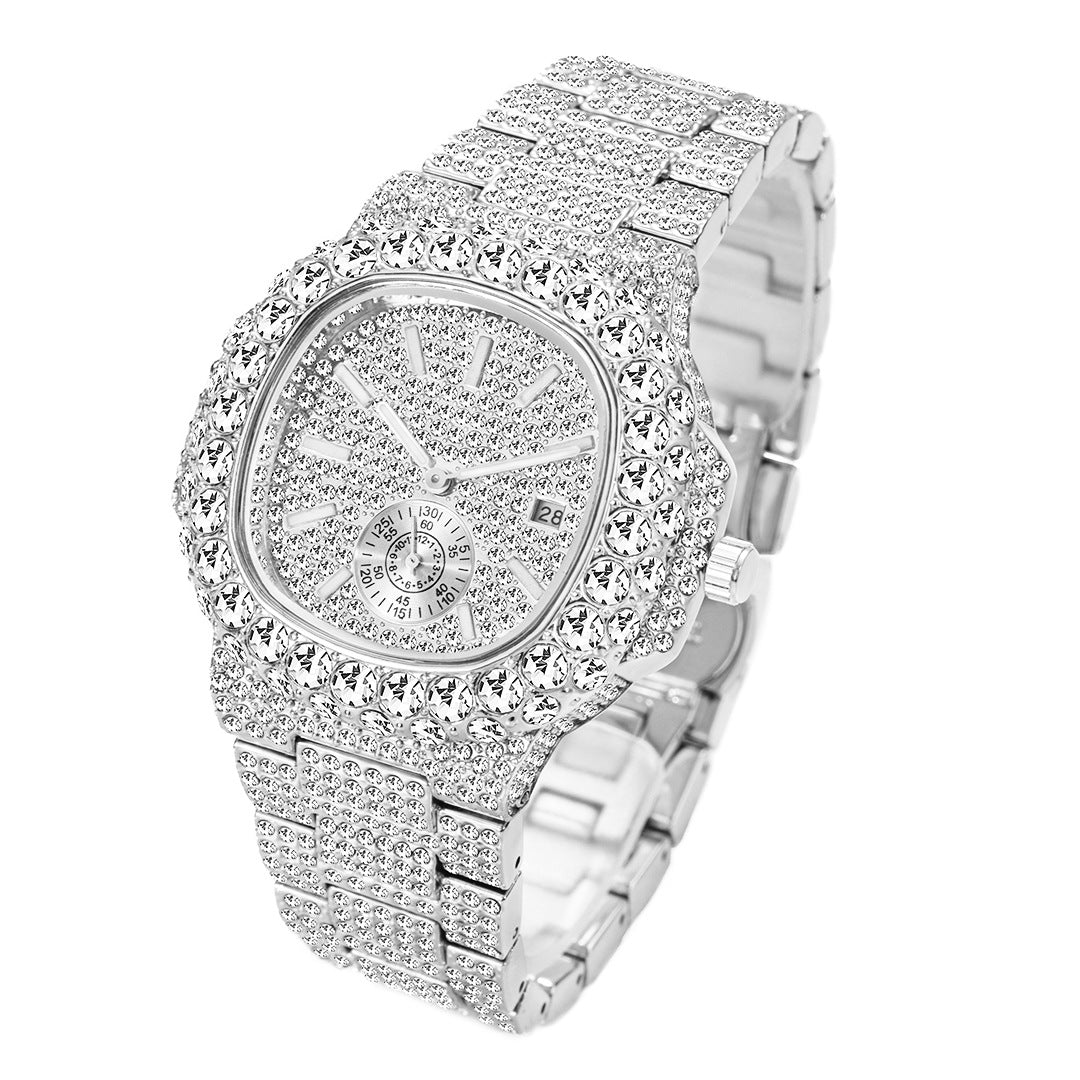 74 Men's Quartz Watch With Diamonds