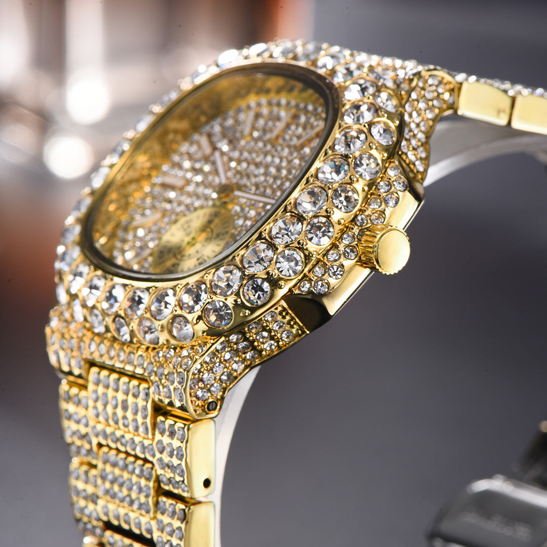 74 Men's Quartz Watch With Diamonds