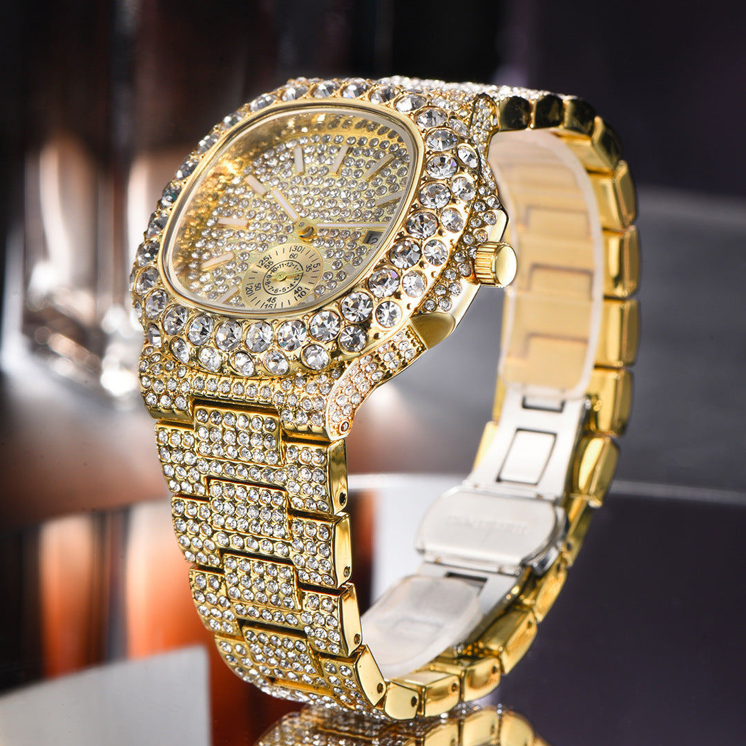 74 Men's Quartz Watch With Diamonds