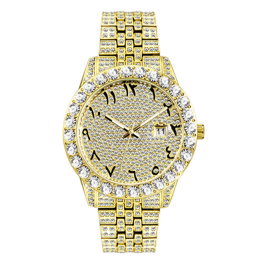 71 Men's Quartz Watch With Diamonds