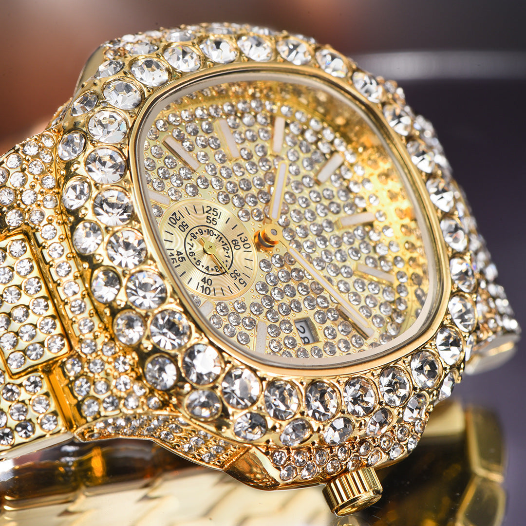 74 Men's Quartz Watch With Diamonds