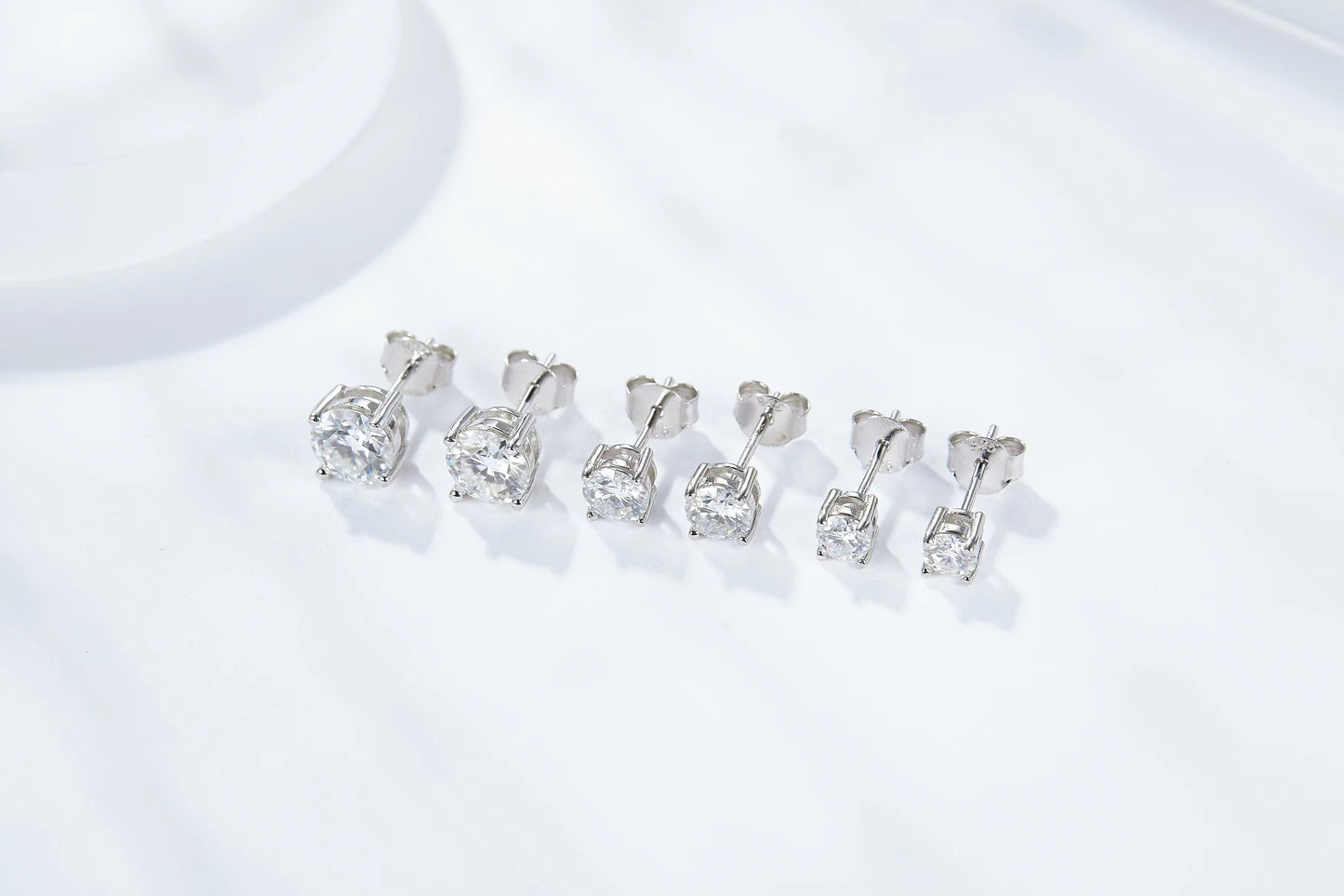 514 Women's Moissanite Diamond S925 Earrings