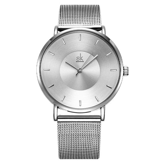 Women's Fashion Quartz Watch With Mesh