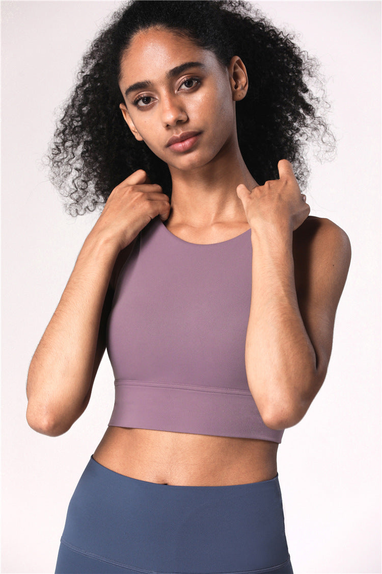 Srappy Crossed Supportive Yoga Bra